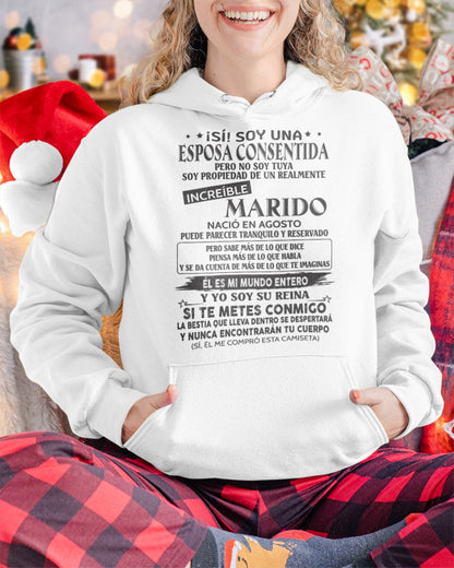 Agosto - Marido Increíble Nació En Agosto - Regalo Especial Para Esposa - T08 (SKU06-09-08)