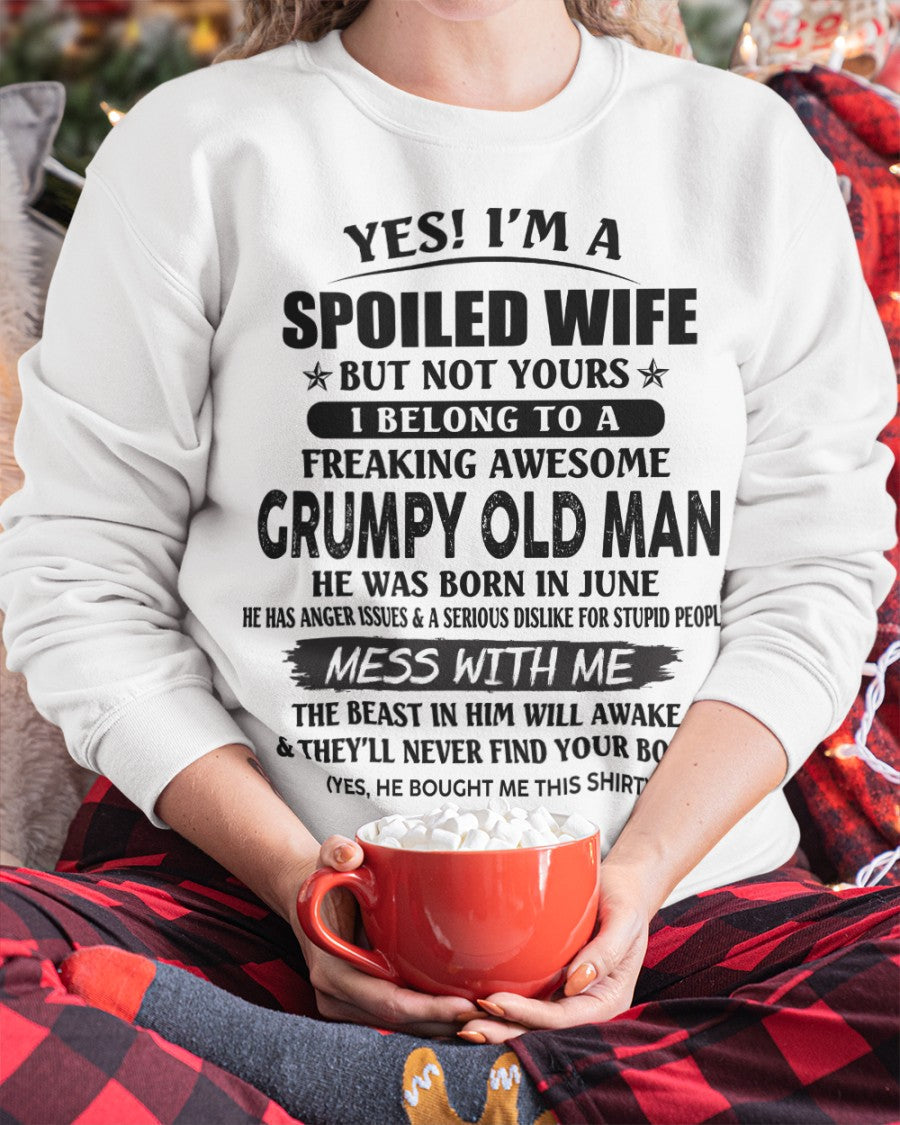 Grumpy Old Man June – Perfect gift for wife From Husband – LUNA06 (SKU08-63-06)