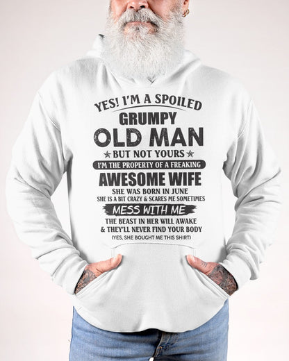 Awesome wife June - Perfect gift for husband from wife - LUNA06 (SKU96-68-06)