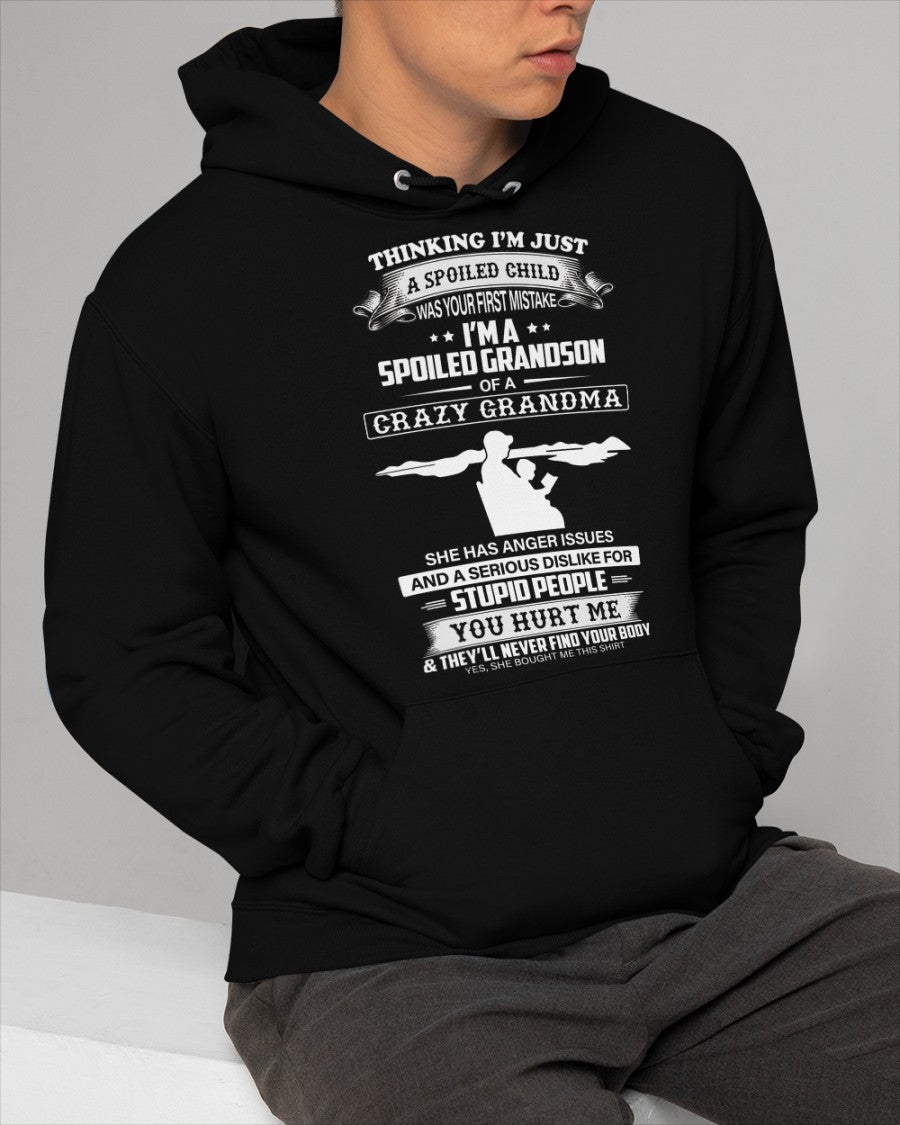 Spoiled by Grandma Shirt – From Grandma to Grandson LUNA00 (SKU-GMS2-00)