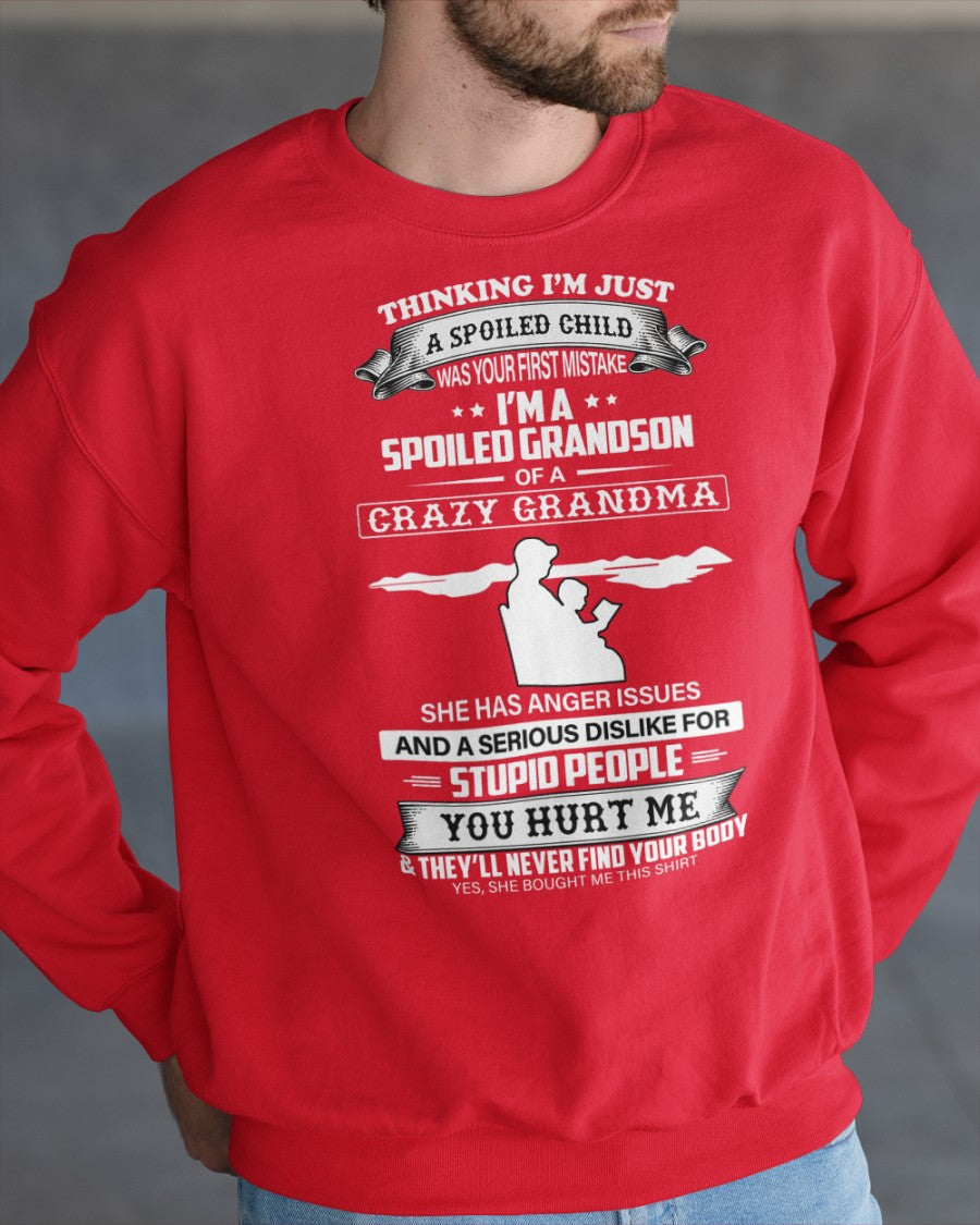 Spoiled by Grandma Shirt – From Grandma to Grandson LUNA00 (SKU-GMS2-00)