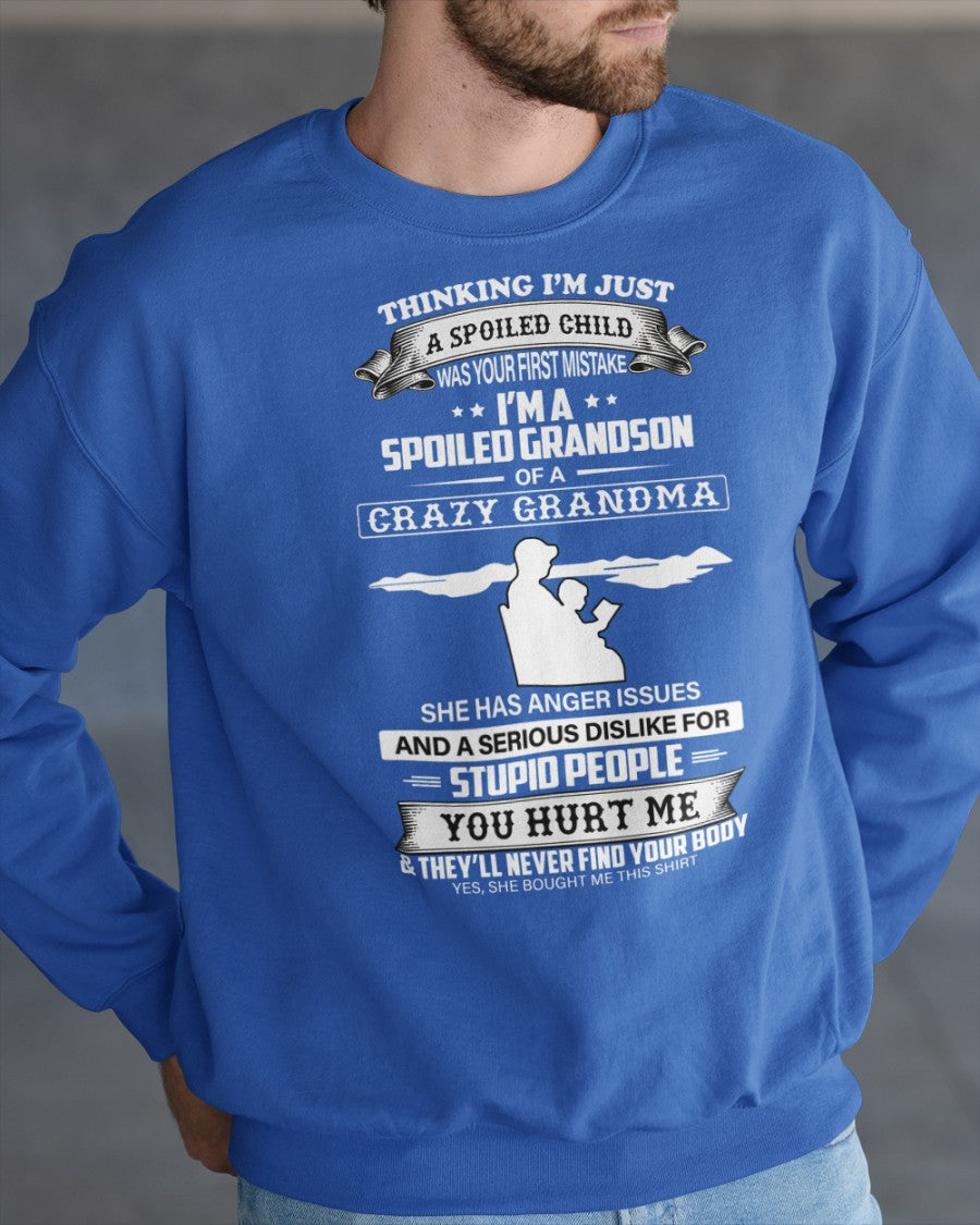 Spoiled by Grandma Shirt – From Grandma to Grandson LUNA00 (SKU-GMS2-00)