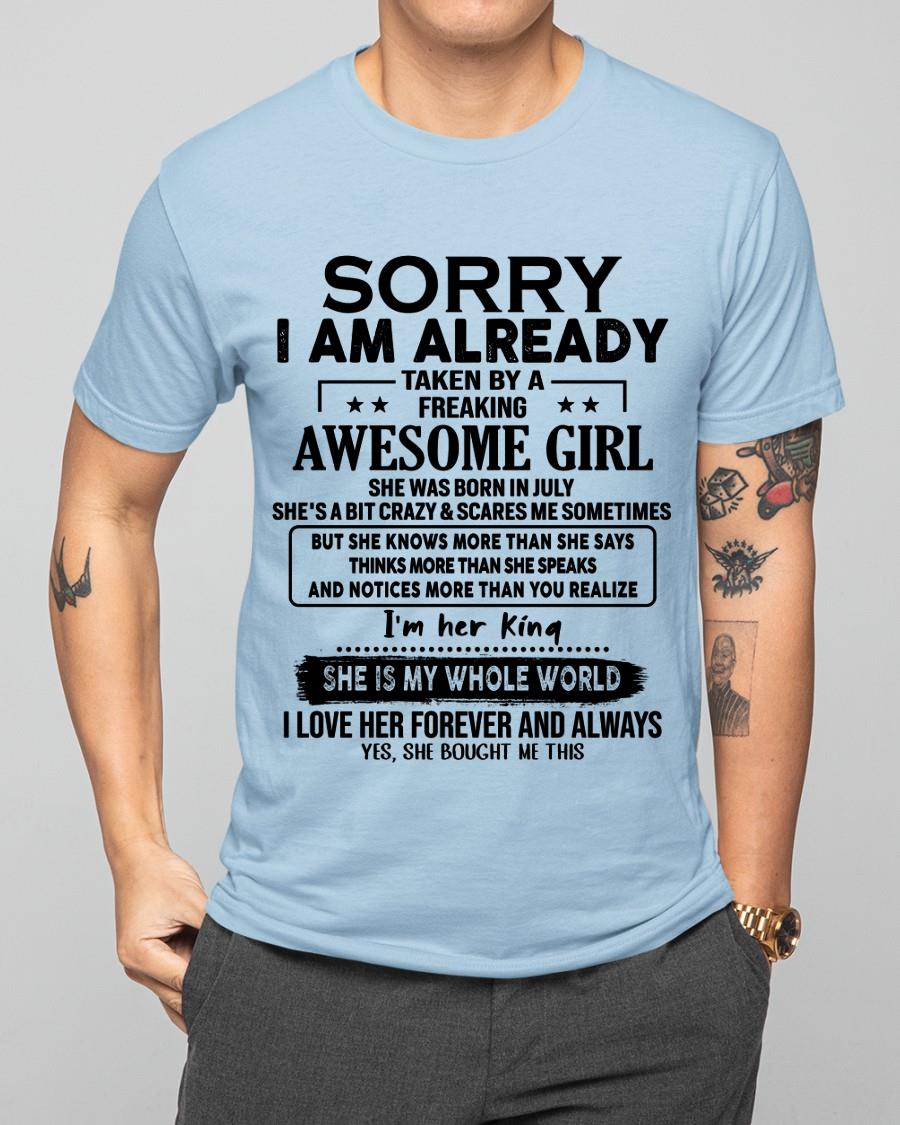 July - Awesome Girl born in July - Special gift for your boyfriend - From Wife LUNA07 (SKU.AT16)