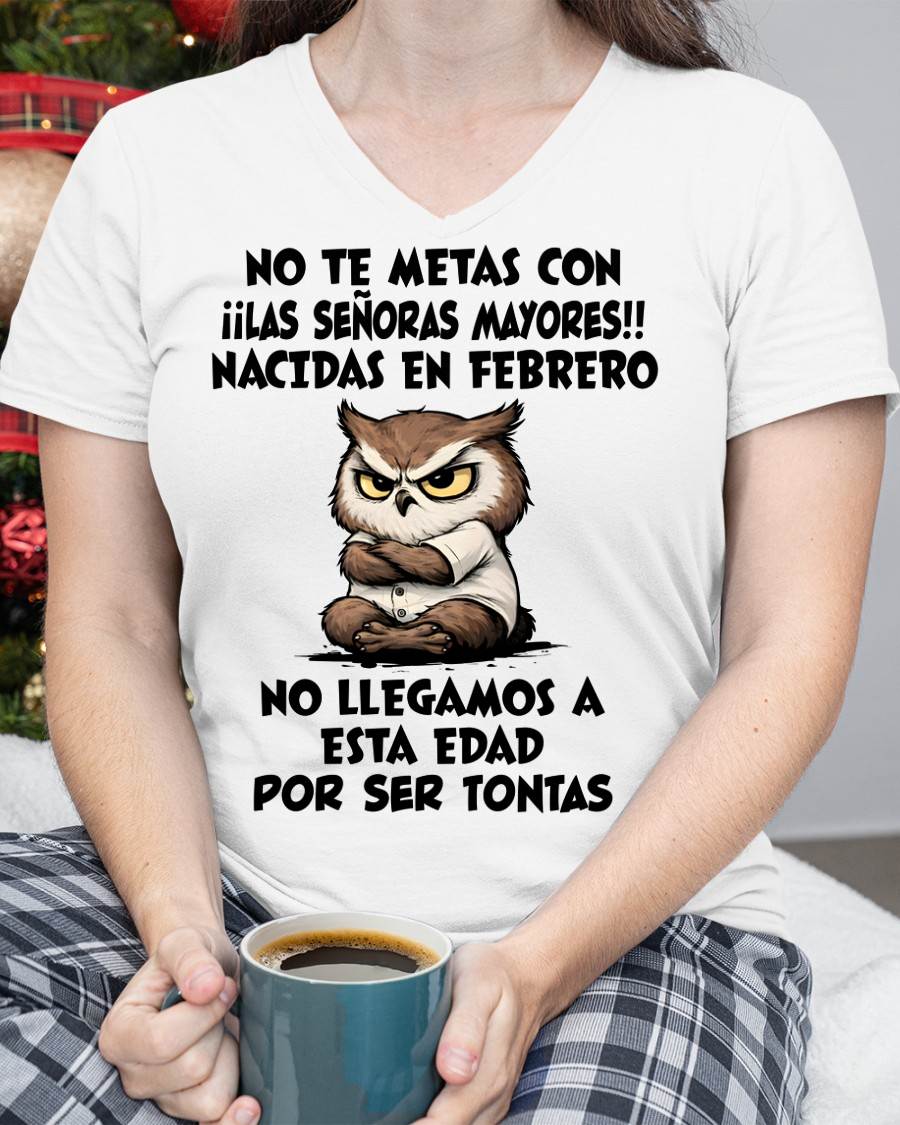 FEBRERO SHIRT, NO TE METAS CON MUJERES MAYORES - FMA LUNA02 (SKU2604-163-02)