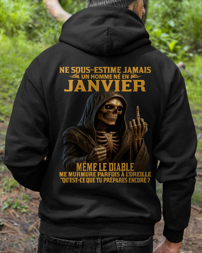 NE SOUS-ESTIME JAMAIS UN HOMME NÉ EN JANVIER Fr01 LUNA01 male (SKU12-305-01)