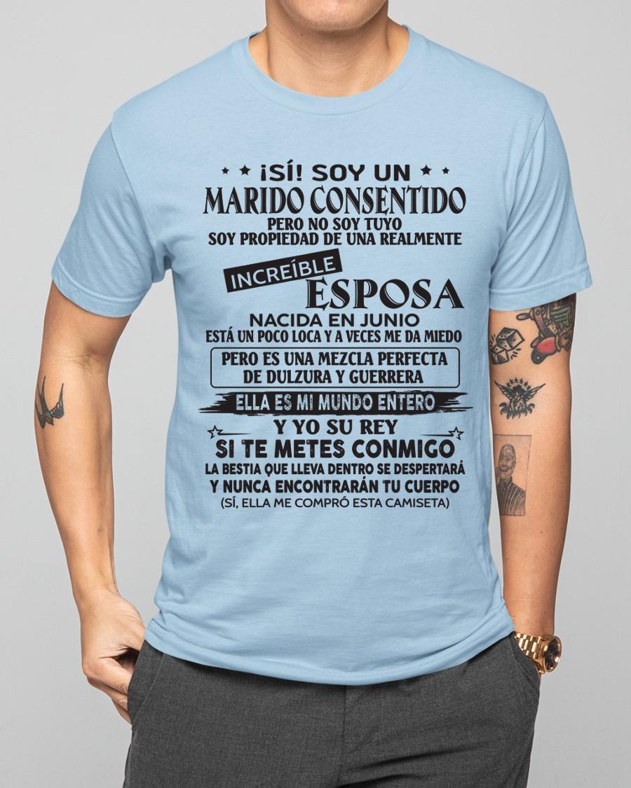 Junio - Esposa increíble nació en junio - Regalo especial para Marido - T06 (SKU05-105-06)
