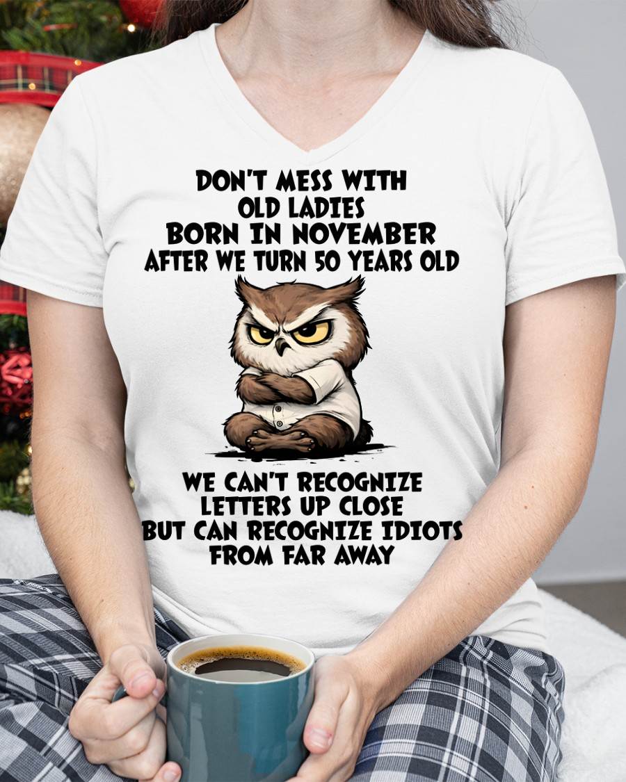 NOVEMBER SHIRT, RECOGNIZE IDIOTS FROM FAR AWAY - FMA LUNA11 (SKU2604-76-11)
