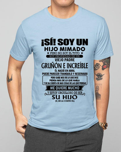 (Abril) Padre Increíble - Regalo especial para hijo - T04 (Sku.tbn07-04)