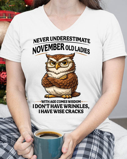 NOVEMBER SHIRT, With age comes wisdom - FMA LUNA11 (SKU2604-101-11)