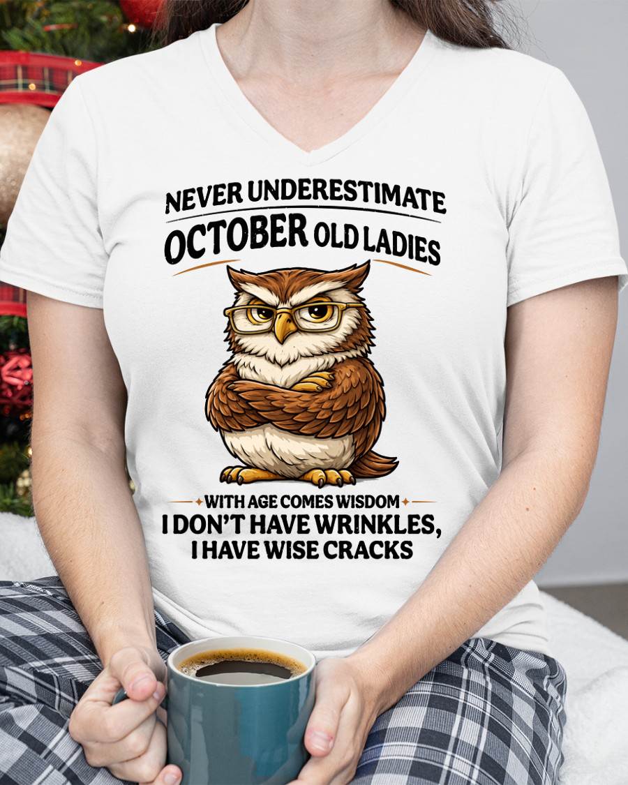 OCTOBER SHIRT, With age comes wisdom - FMA LUNA10 (SKU2604-101-10)