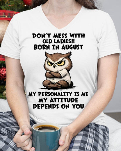 AUGUST SHIRT, MY ATTITUDE DEPENDS ON YOU - FMA LUNA08 (SKU2604-58-08)