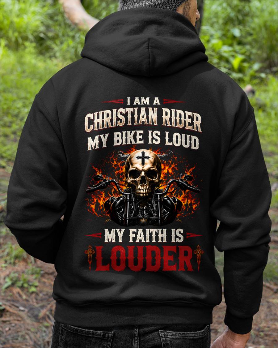 CHRISTIAN RIDER MY BIKE IS LOUD MY FAITH IS LOUDER - SHIRT FOR MEN - LUNA00 (SKU2608-602)