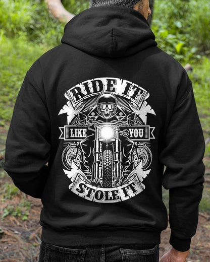 Biker Ride Like You Stole Skull Motorcycle - SHIRT FOR MEN - LUNA00 (SKU2607-DY-01)