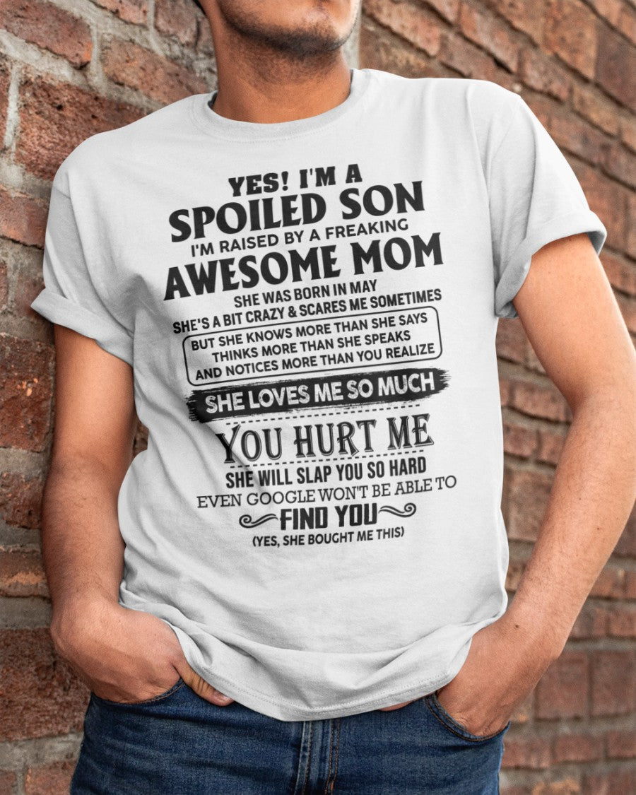 May - Awesome Mom - Perfect Gift For Son From Mom - LUNA05 (SKU-SPW-05)