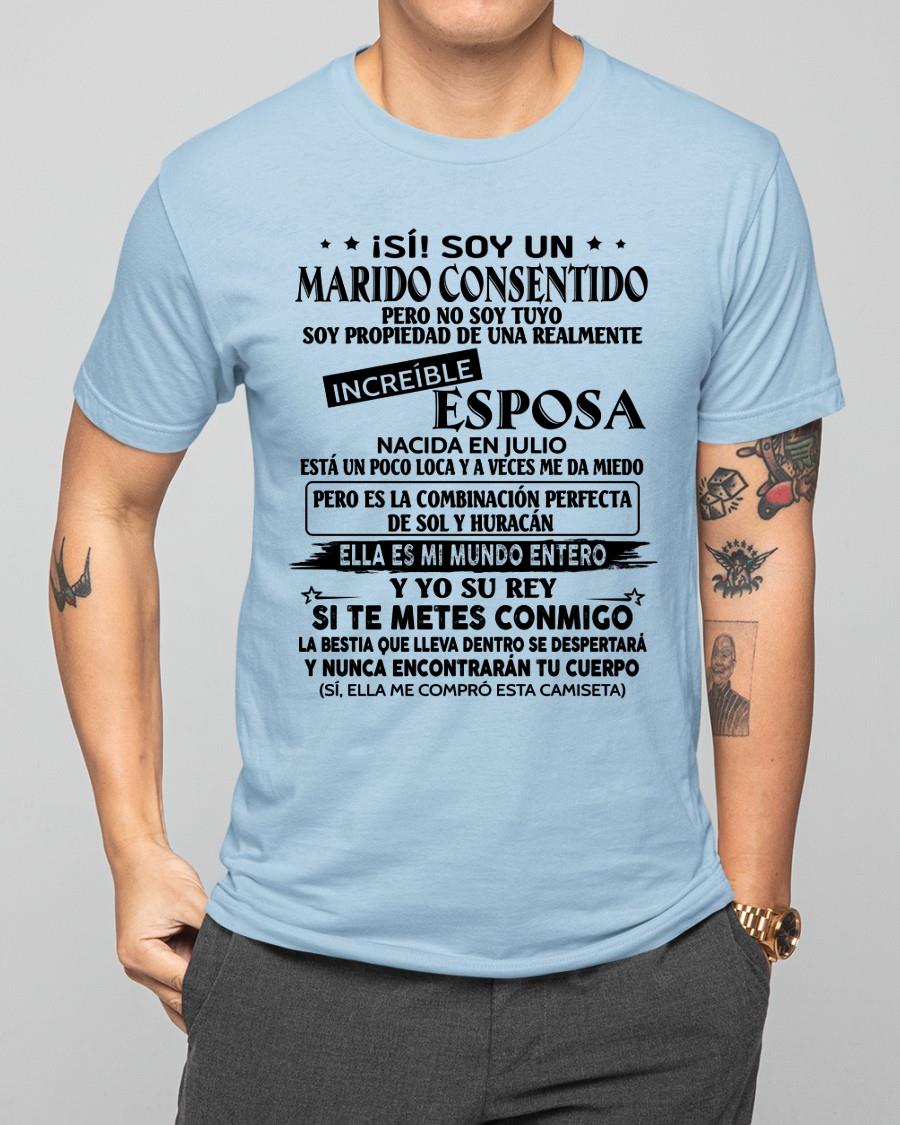 Julio - Esposa increíble - Regalo especial para Marido - T07 (Sku.tbnA4)