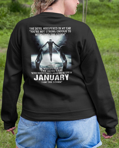 JANUARY - NEVER UNDERESTIUNDER A WOMAN - I AM THE STORM-FMA- (SKU-CHAUU-01)