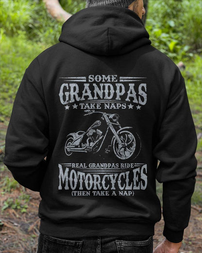 Some Grandpas Take Naps Real Grandpas Ride Motorcycles BIKER  - SHIRT FOR MEN - LUNA00 (SKU2607-DY-10)