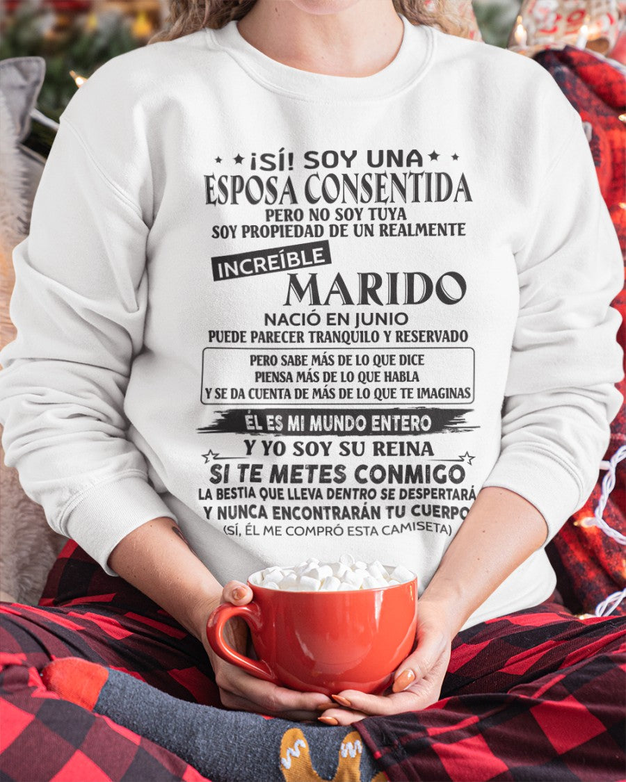 Junio - Marido Increíble Nació En Junio - Regalo Especial Para Esposa - T06 (SKU06-09-06)