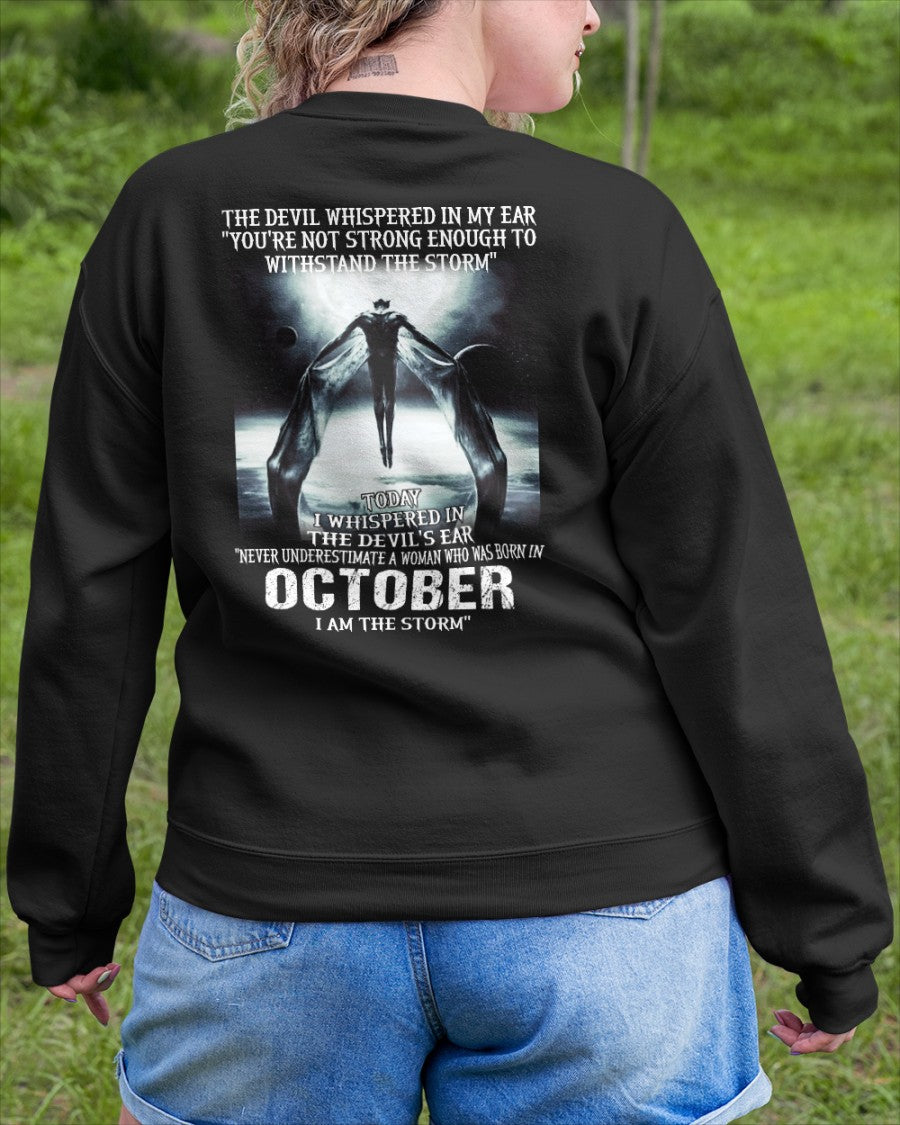 OCTOBER - NEVER UNDERESTIUNDER A WOMAN - I AM THE STORM-FMA-(SKU-CHAUU-10)