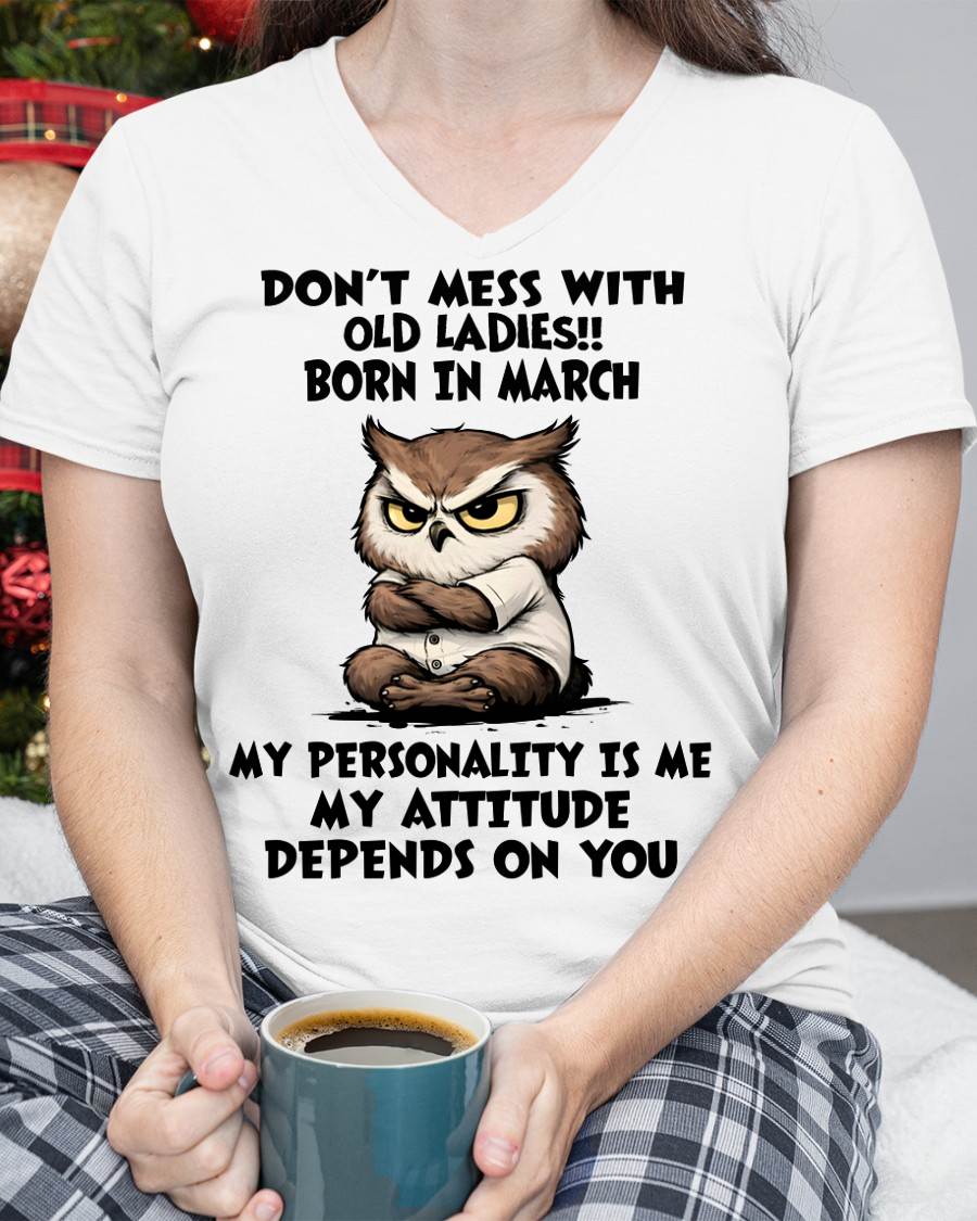 MARCH SHIRT, MY ATTITUDE DEPENDS ON YOU - FMA LUNA03 (SKU2604-58-03)