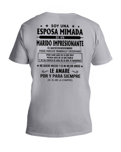 Noviembre - Marido impresionante nacido en noviembre - Regalo especial para tu esposa - T11 (SKU05-81-11)