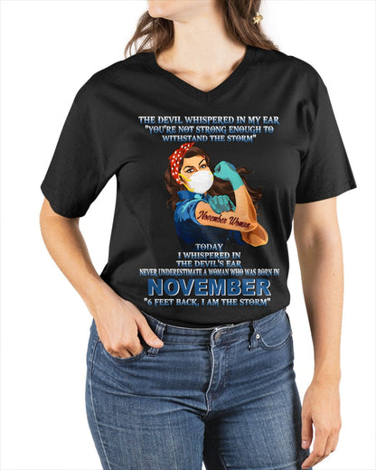 Never Underestimate A Woman Born In November – November Woman “I Am The Storm” - FMA / LUNA11 (SKU12-322-11)