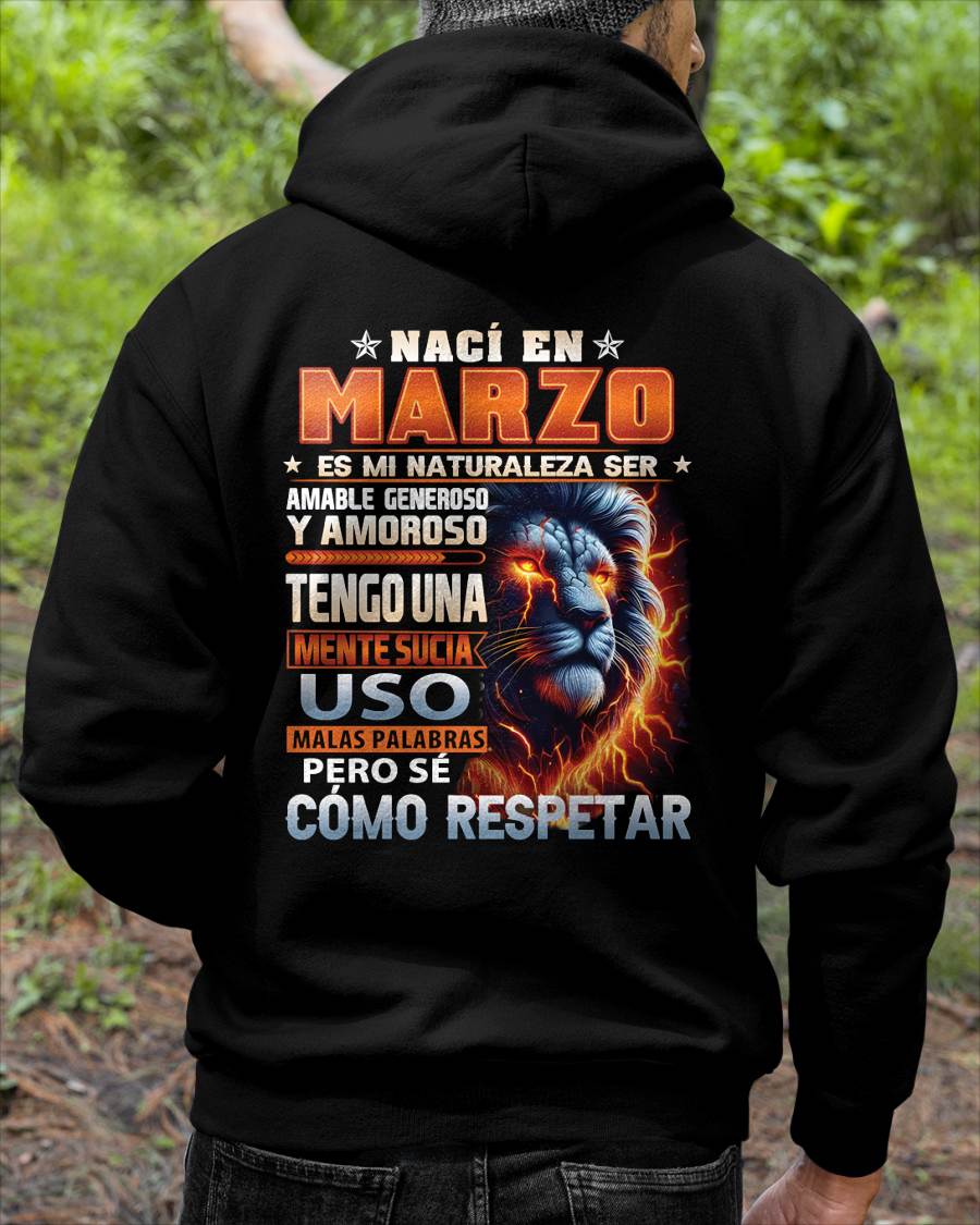 MARZO - MENTE SUCIA PERO SÉ RESPETAR - REGALO DE CUMPLEAÑOS PARA HOMBRES - LUNA03sp (SKU10-68-03)