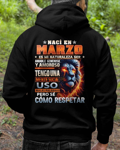 MARZO - MENTE SUCIA PERO SÉ RESPETAR - REGALO DE CUMPLEAÑOS PARA HOMBRES - LUNA03sp (SKU10-68-03)