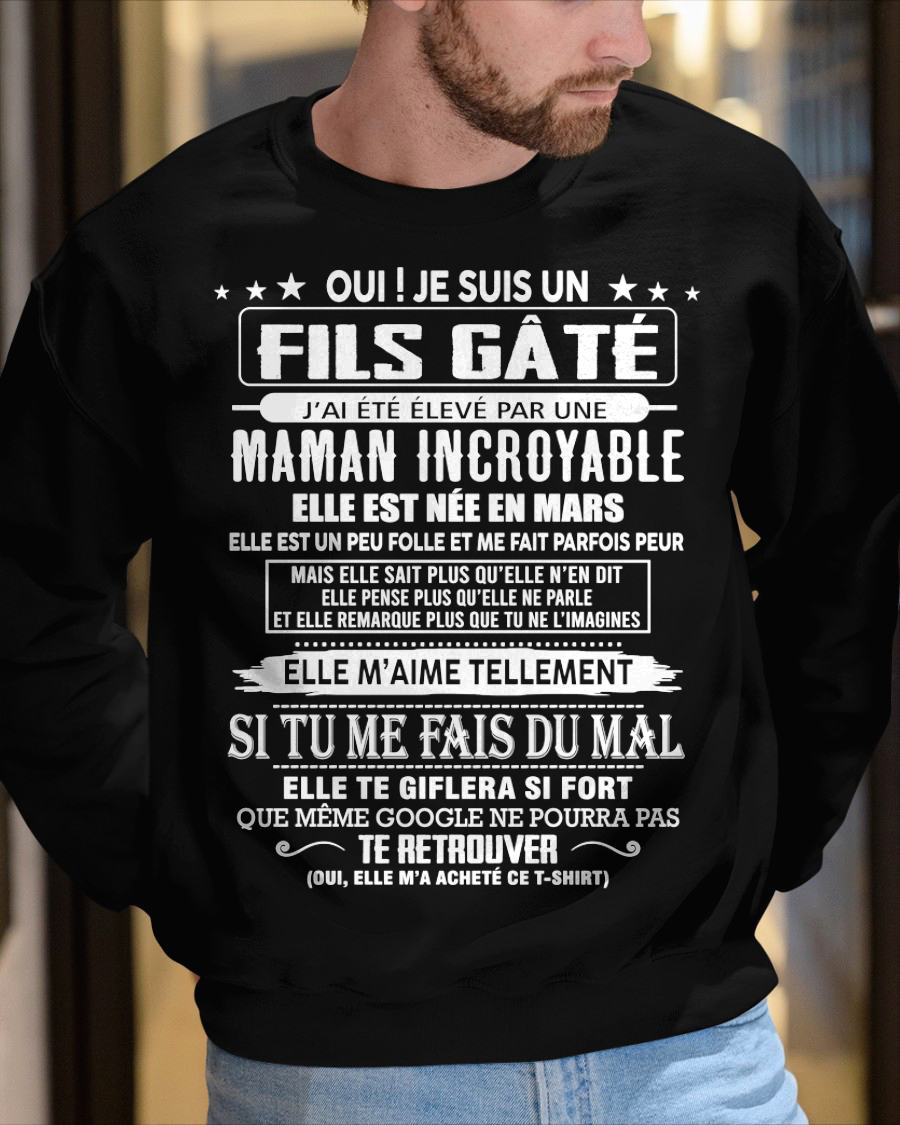 MARS - FILS GÂTÉ – CADEAU DE MAMAN - EBIL03 (SKU26T-0172-03)