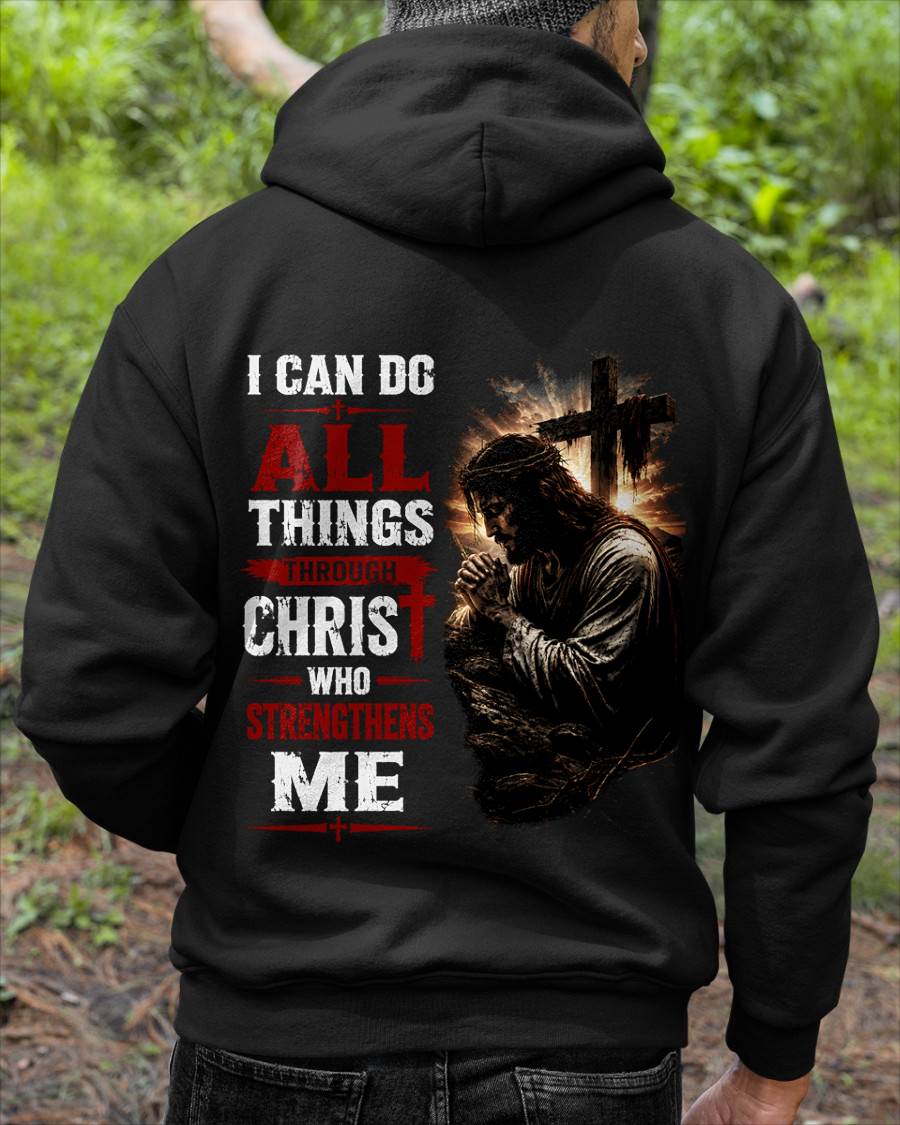 I CAN DO  ALL THINGS THROUGH CHRIST WHO STRENGTHENS ME - SHIRT FOR MEN - LUNA00 (SKU2608-101)