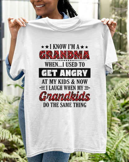 KNOW I'M A GRANDMA WHEN... I USED TO GET ANGRY AT MY KIDS & NOW I LAUGH WHEN MY GRANDKIDS DO THE SAME THING - from grandma LUNA00 (SKU07-111)