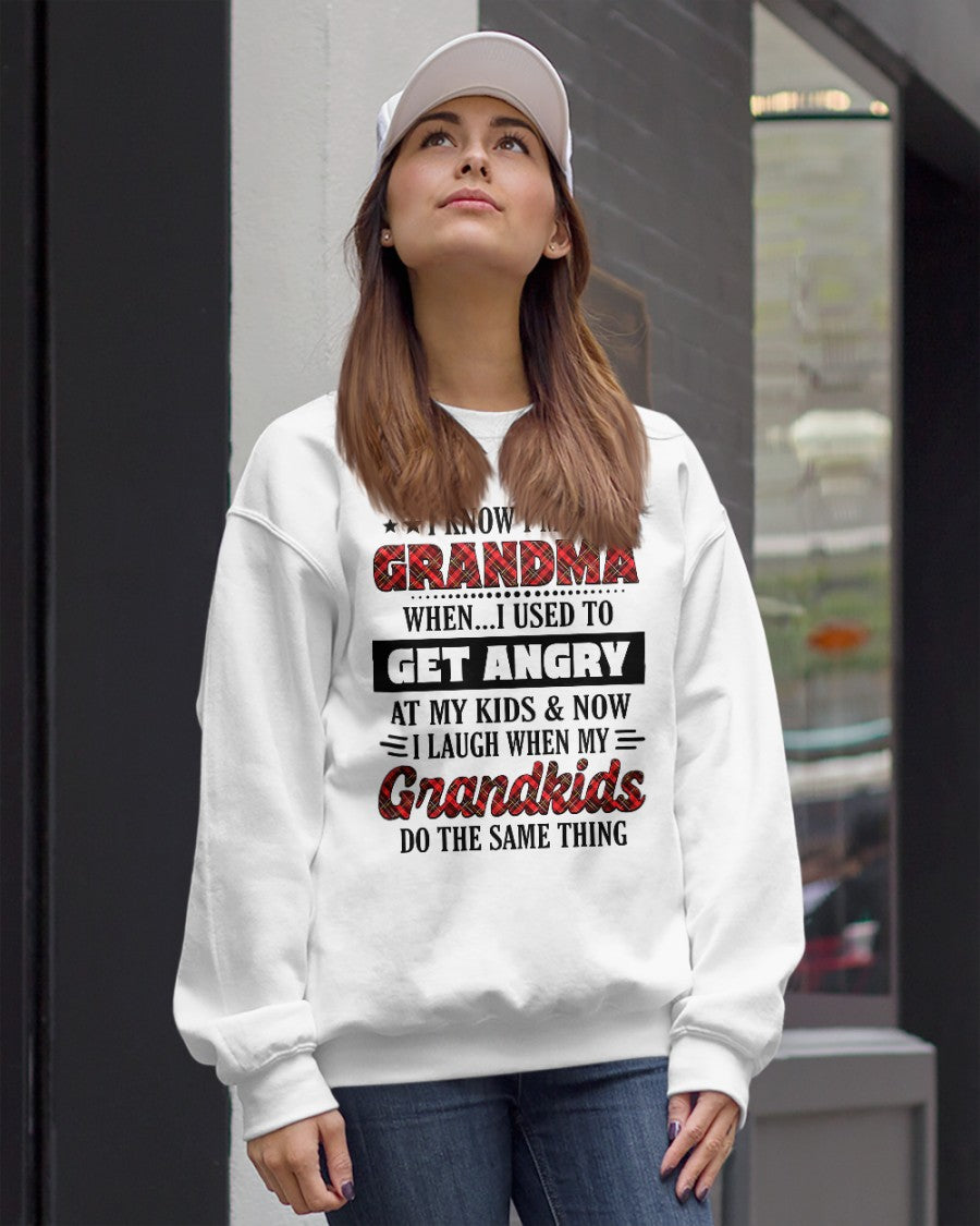 KNOW I'M A GRANDMA WHEN... I USED TO GET ANGRY AT MY KIDS & NOW I LAUGH WHEN MY GRANDKIDS DO THE SAME THING - from grandma LUNA00 (SKU07-111)
