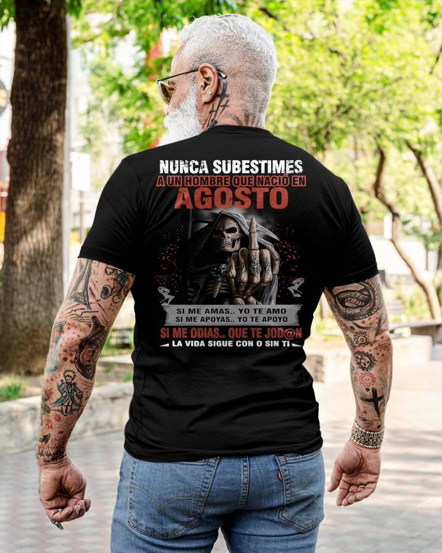 AGOSTO - NUNCA SUBESTIMES - LUNA08sp (SKU08-74-08)