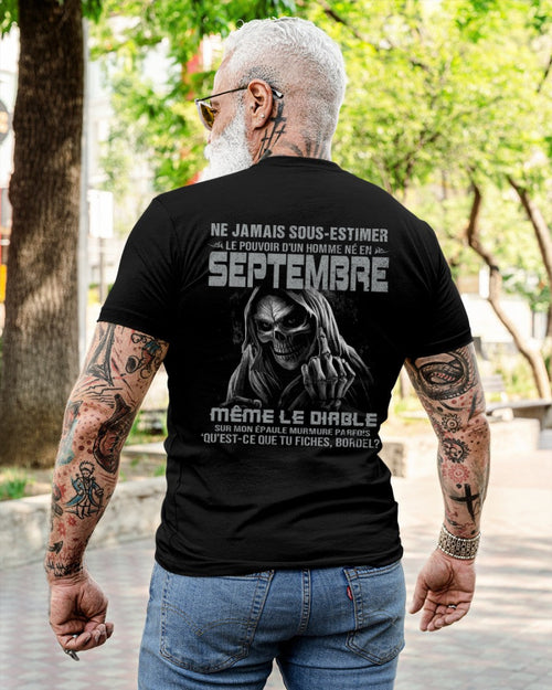 NE JAMAIS SOLUNA-ESTIMER LE POUVOIR D'UN HOMME NÉ EN SEPTEMBRE Fr09 male (SKU08-61-09)