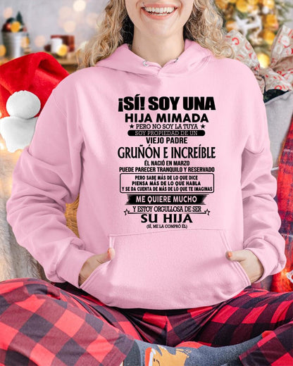 (Marzo) Padre Increíble - Regalo especial para hija - T03 (Sku.TbnA16)