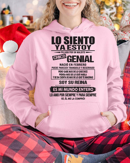 Febrero Chico genial - Regalo especial para novia - T02 (SKU04-18)