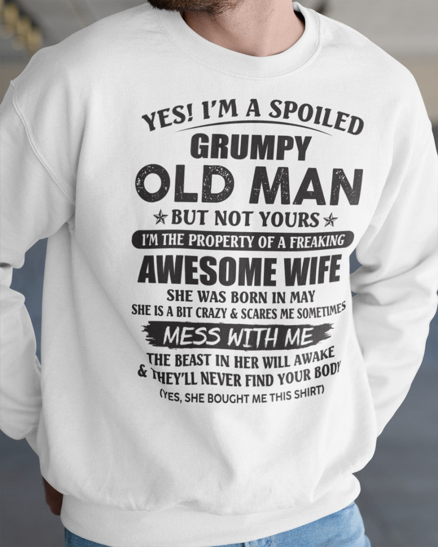 Awesome wife May - Perfect gift for husband from wife - LUNA05 (SKU96-68-05)