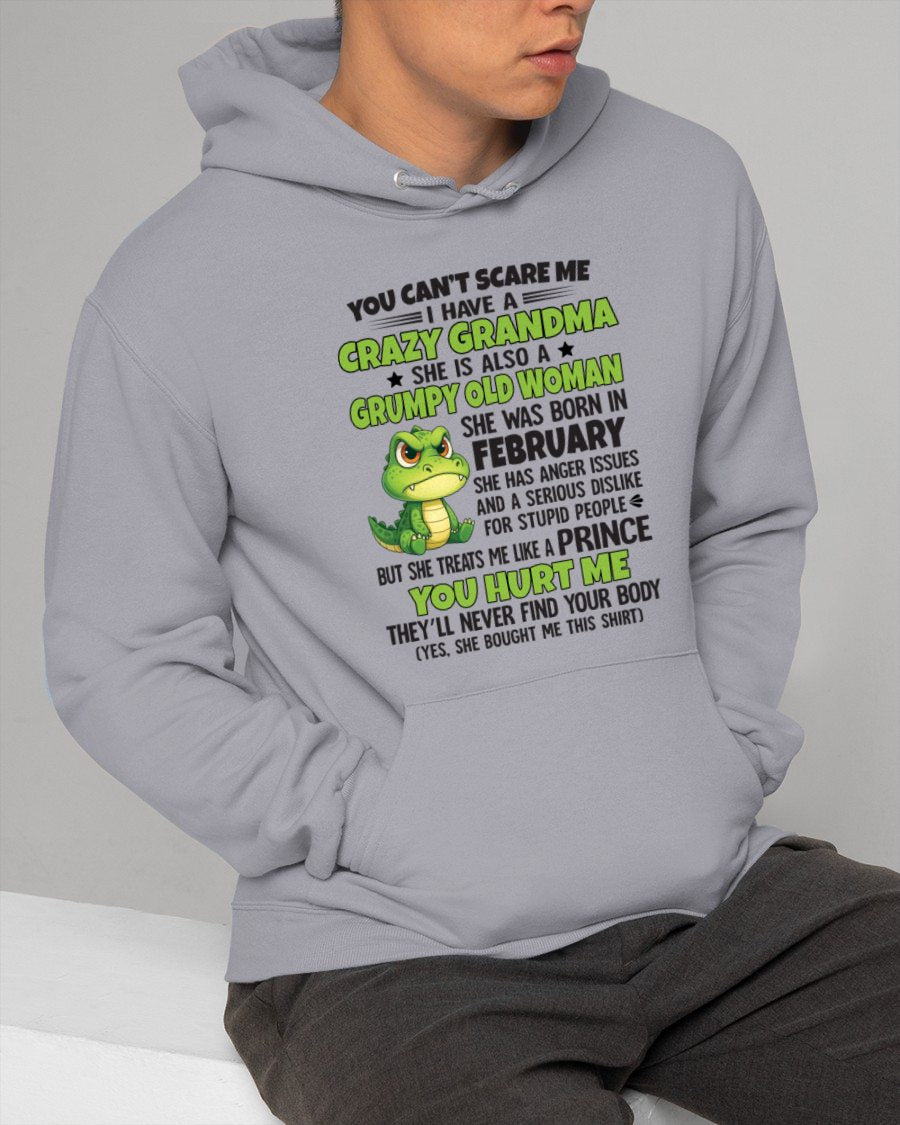 FEBRUARY - YOU CAN'T SCARE ME - FOR GRANDSON - GIFT FROM GRANDMA - LUNA02 (SKU09-85-02)