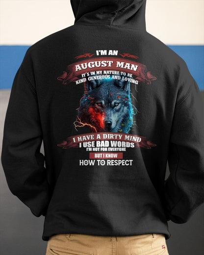 AUGLUNAT - KNOW HOW TO RESPECT - BIRTHDAY T-SHIRT FOR MEN - SNOW08 (SKU12-162-08)