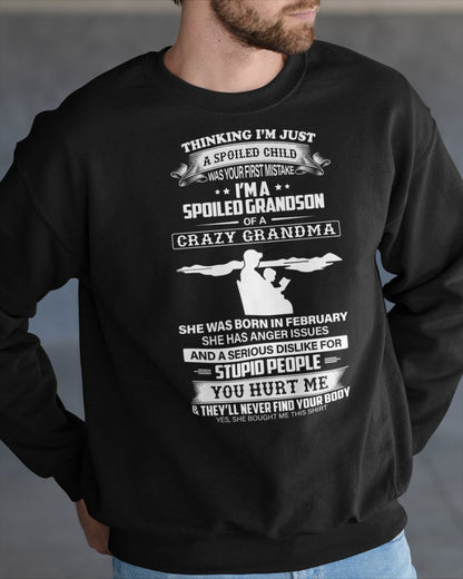 Spoiled by Grandma Shirt February Edition – From Grandma to Grandson LUNA02 (SKU-GMS2-02)