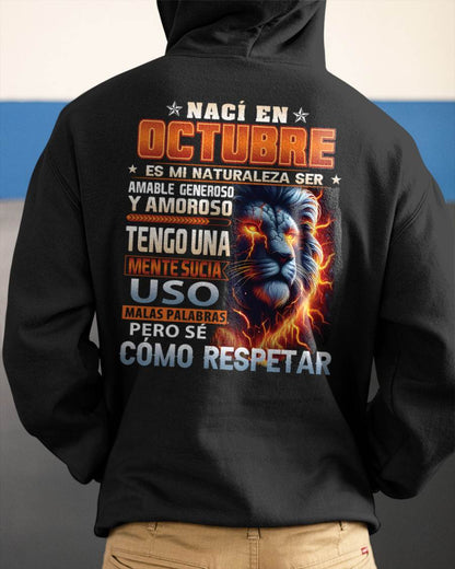OCTUBRE - MENTE SUCIA PERO SÉ RESPETAR - REGALO DE CUMPLEAÑOS PARA HOMBRES - LUNA10sp (SKU10-68-10)