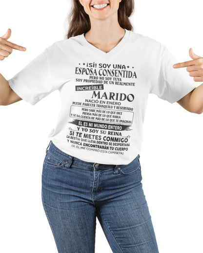 Enero - Marido Increíble Nació En Enero - Regalo Especial Para Esposa - T01 (SKU06-09-01)