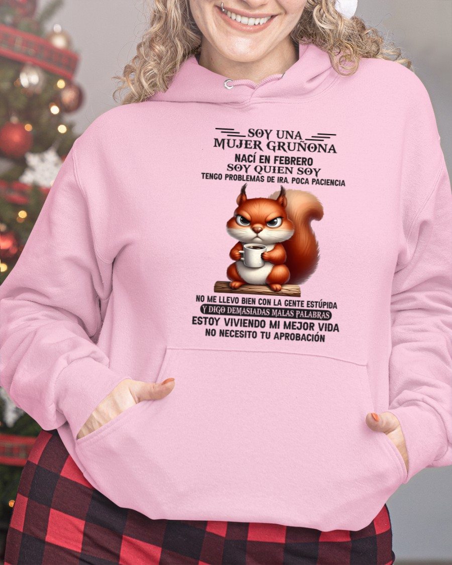 FEBRERO - MUJER GRUÑONA - REGALO DE CUMPLEAÑOS PARA MUJERES - LUNA02sp (SKU09-36-02)