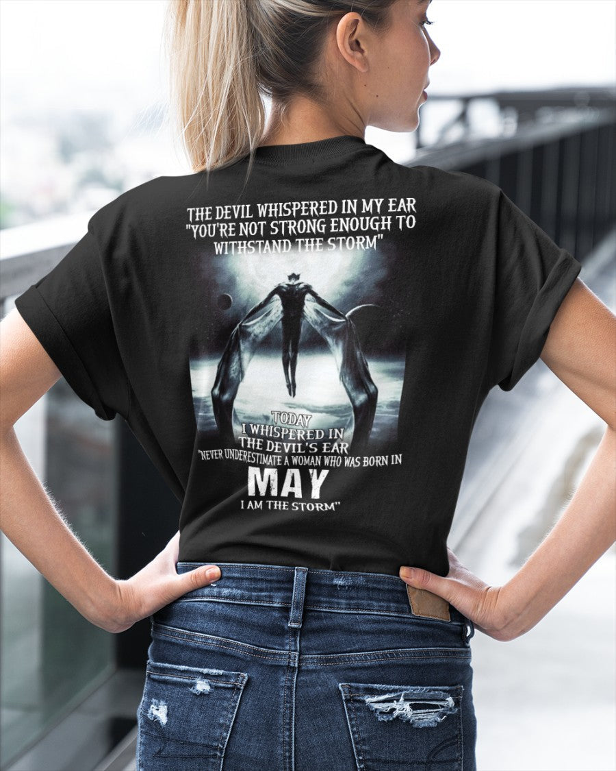 MAY - NEVER UNDERESTIUNDER A WOMAN - I AM THE STORM-FMA-(SKU-CHAUU-05)