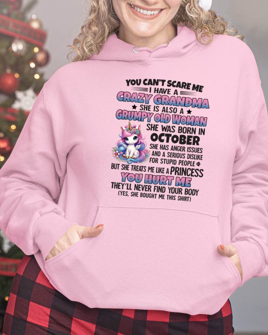 OCTOBER - YOU CAN'T SCARE ME - GIFT FROM GRANDMA - NINA10 (SKU09-106-10)