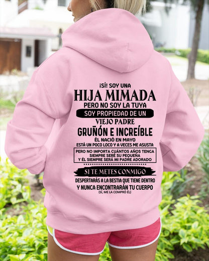 Mayo - Padre increíble nacido en mayo - Regalo perfecto para tu hija - T05 (SKU05-91-05)