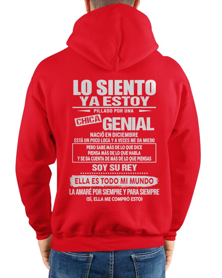 Diciembre - Chica genial nació en diciembre - Regalo especial para novio - Black - T12 (SKU05-80-12)
