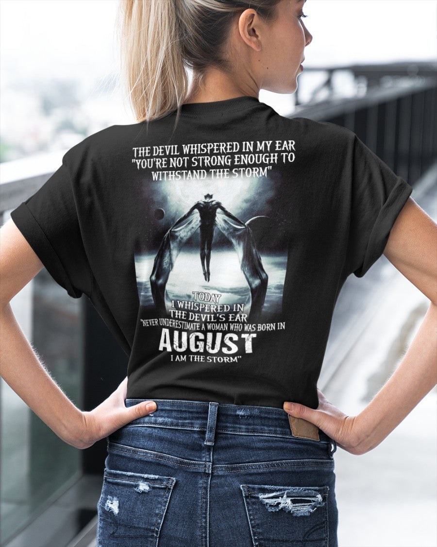 AUGUST - NEVER UNDERESTIUNDER A WOMAN - I AM THE STORM -FMA (SKU-CHAUU-08)