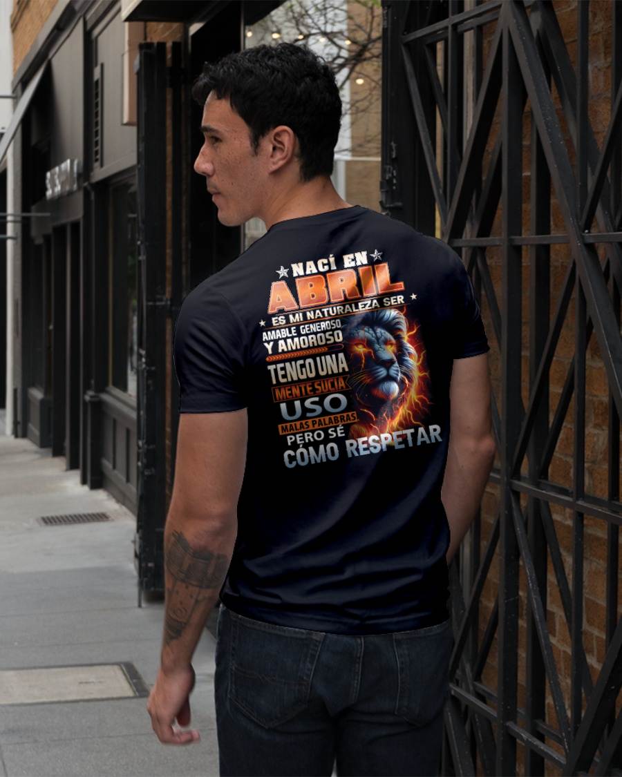 ABRIL - MENTE SUCIA PERO SÉ RESPETAR - REGALO DE CUMPLEAÑOS PARA HOMBRES - LUNA04sp (SKU10-68-04)