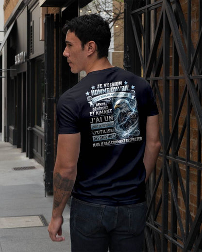 AVRIL – ESPRIT MALICIEUX MAIS SAIT RESPECTER - T-SHIRT ANNIVERSAIRE HOMME - IMPRESSION DTG PREMIUM - frLUNA04 (SKU2604-86-04)